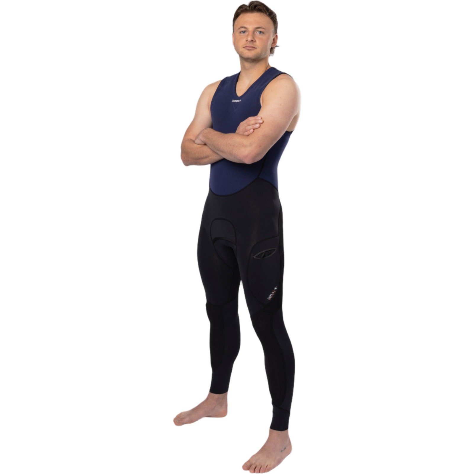 2026 Gul Mens Code Zero 1mm Naeco Fl Long John CZ4309 - Black / Blue