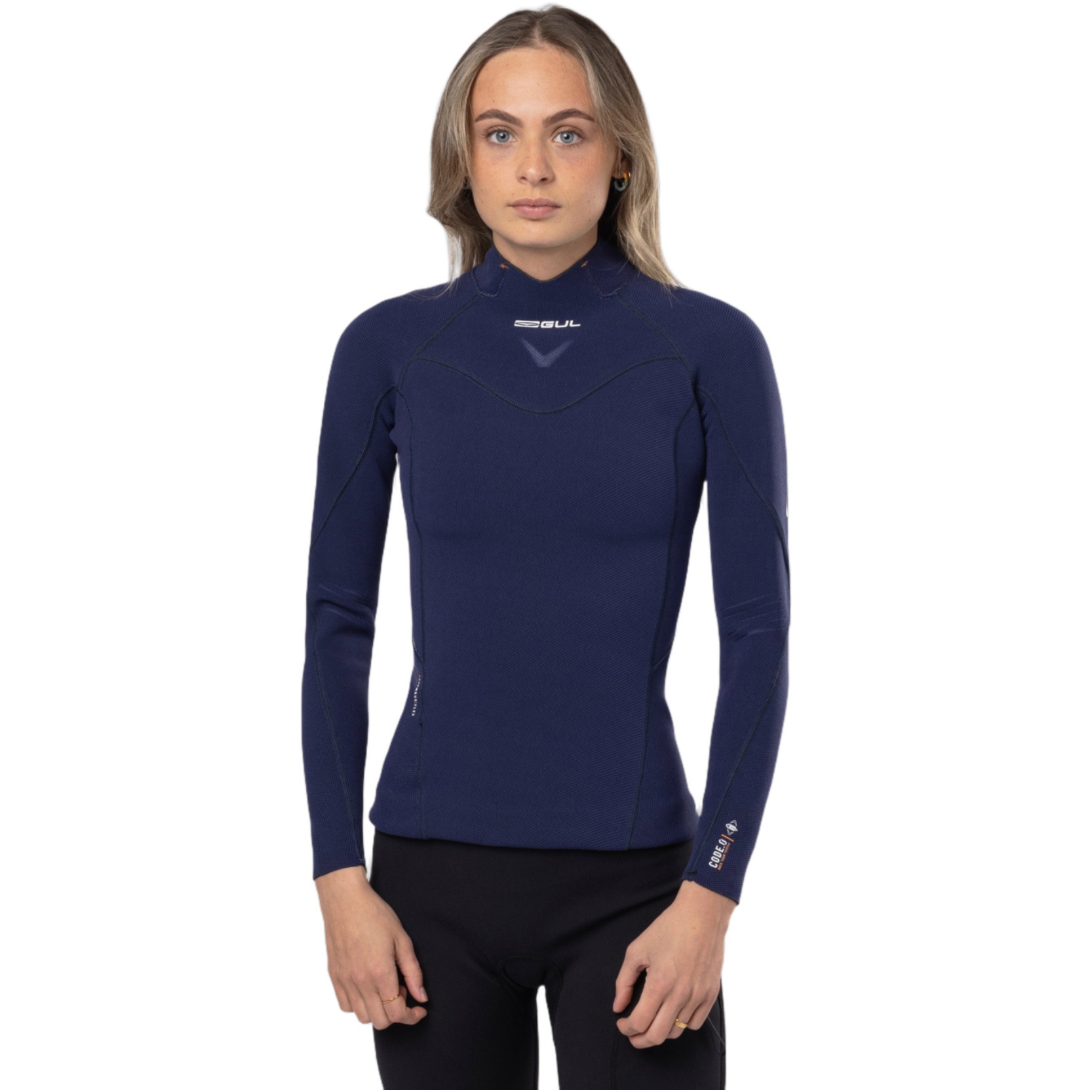 2026 Gul Womens Code Zero 1mm Naeco Fl Thermo Top AC0112 - Black / Blue