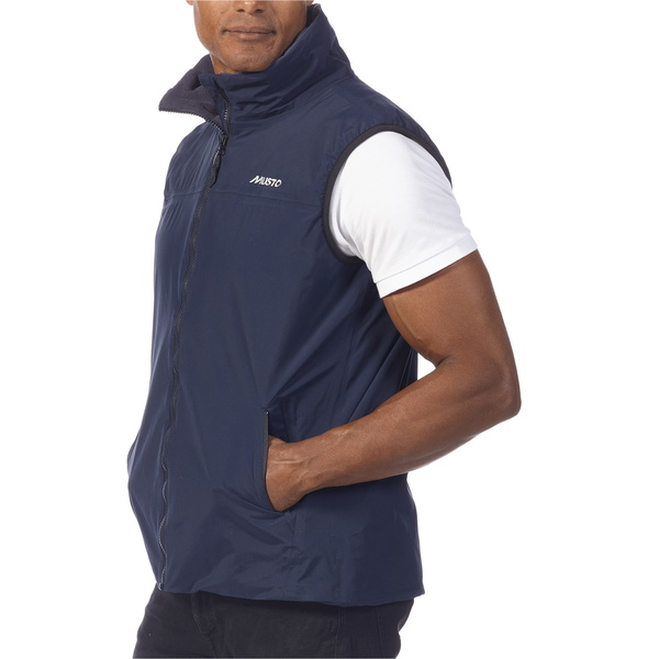 Chaleco Ajustado Para Hombre Musto 2026 2.0 82283 - Navy / Ceniza
