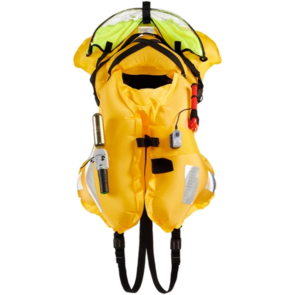 2026 Crewsaver Ergofit 190n Chaleco Salvavidas Con Capucha Ligera Para Arnés Automático En Alta Mar 9125bkap