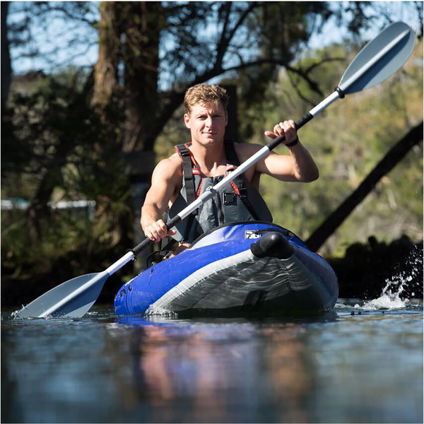 2019 Aquaglide Chelan Hb One 1 Hombre Kayak Inflable De Alta Presión Azul - Kayak Only Agche1