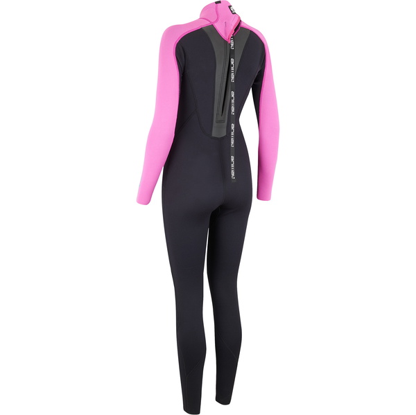2019 Traje De Neopreno Animal Mujer Nova 3/2mm Flatlock Back Zip Negro Aw9sq302 2nd