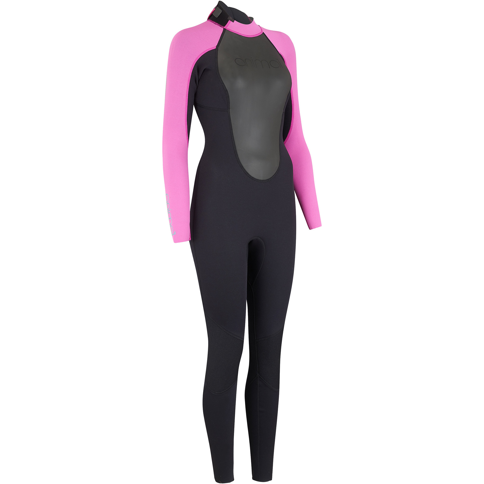 2019 Traje De Neopreno Animal Mujer Nova 3/2mm Flatlock Back Zip Negro Aw9sq302 2nd