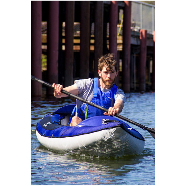 2026 Aquaglide Chinook Tandem Xl Kayak Inflable Azul Y 2 Paletas Y Bomba