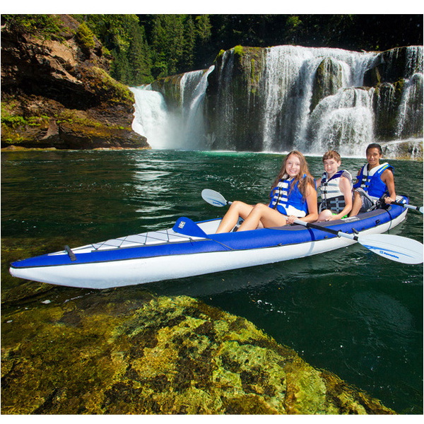 2026 Aquaglide Columbia XP Tandem kayak XL + 2 + BOMBA DE PALETAS GRATIS