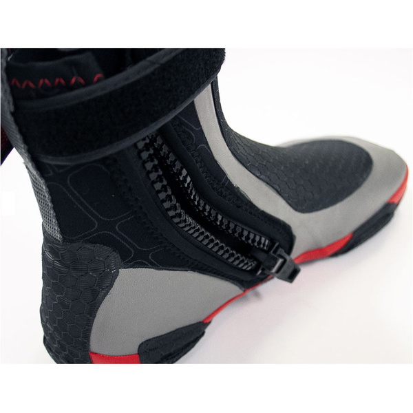 2019 Gul Cz Windward Pro Bota De Neopreno De Punta Redonda Con Cremallera De 5mm Negro / Gris Bo1279 A8