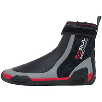 Cz Windward Pro Bota De Neopreno De Punta Redonda Con Cremallera De 5mm Negro / Gris A8