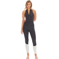 Ladies Salty Jane 2mm Flatlock Traje Negro Sands