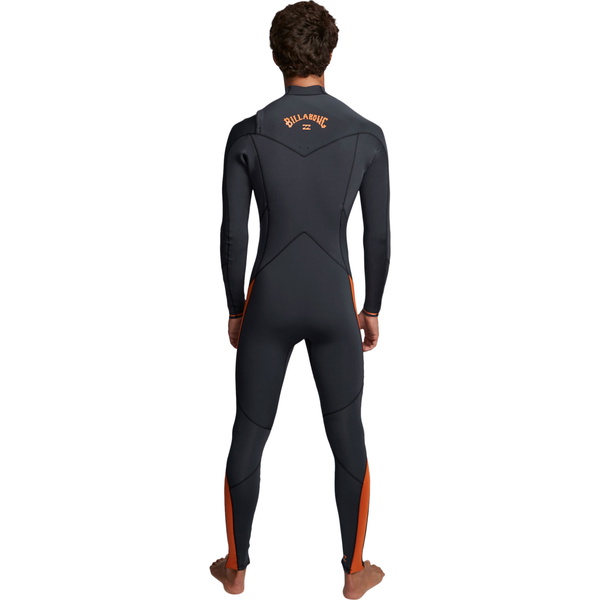 2020 Traje De Neopreno Billabong Furnace Absolute 5/4mm Chest Zip Hombre Negro Arena Q45m09