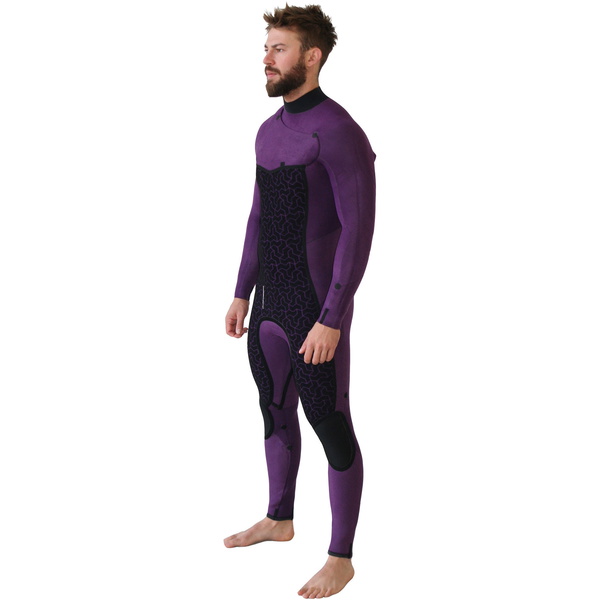 2020 Traje De Neopreno Billabong Furnace Absolute 5/4mm Chest Zip Hombre Negro Arena Q45m09