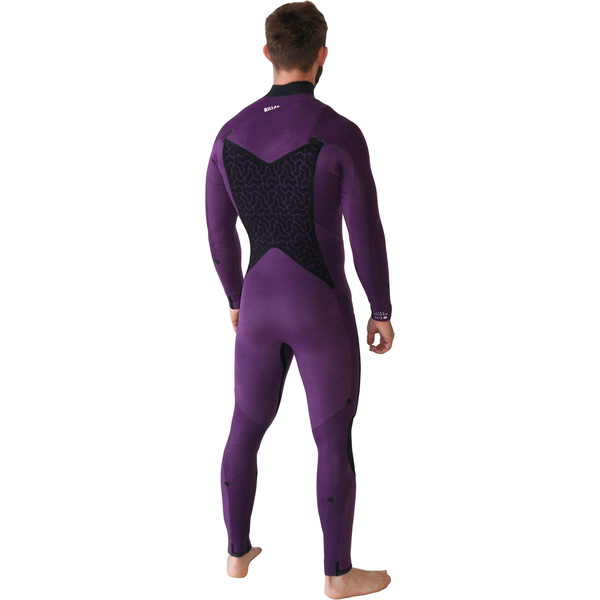 2020 Traje De Neopreno Billabong Furnace Absolute 5/4mm Chest Zip Hombre Negro Arena Q45m09
