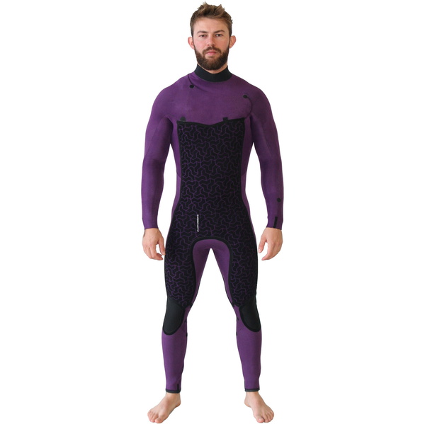 2020 Traje De Neopreno Billabong Furnace Absolute 5/4mm Chest Zip Hombre Negro Arena Q45m09