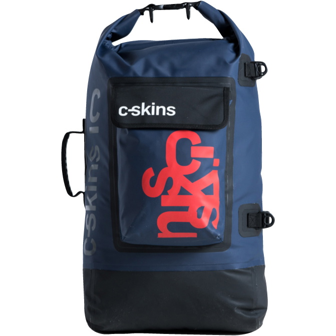 2026 C-skins Cazatormentas 40l Drybag  C-dbp40 - Pizarra / Negro / Rojo Cálido