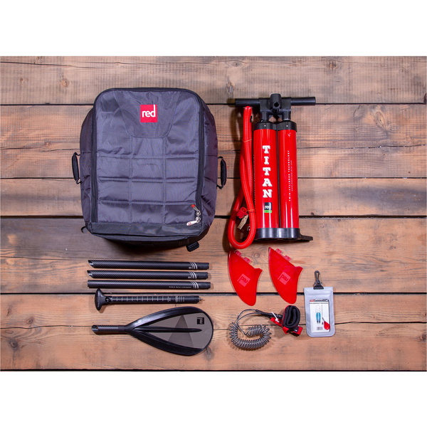 2020 Red Paddle Co 9'6 Compact Inflatable SUP Package - Board, Bag, Pump, Paddle & Leash