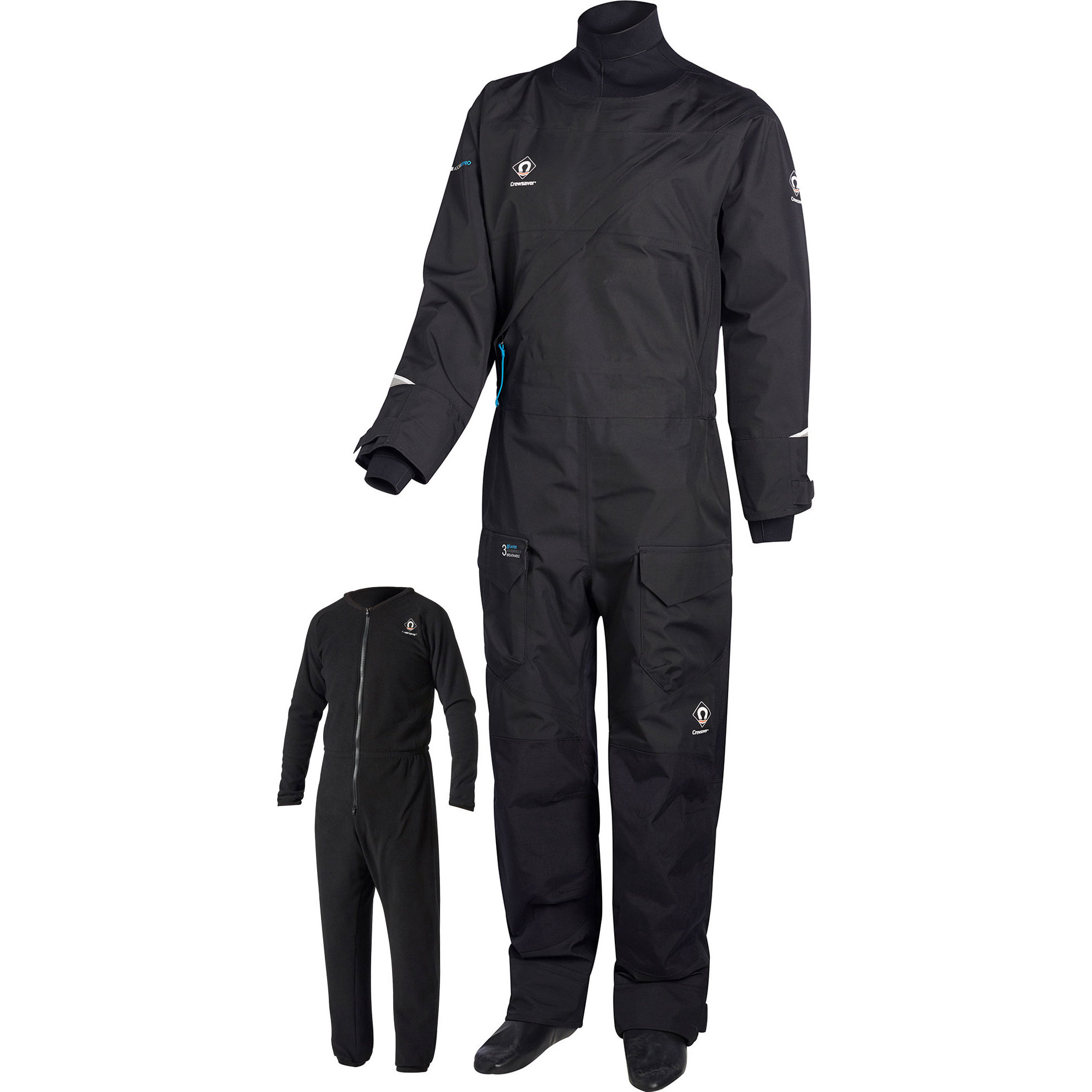 2026 Crewsaver Atacama Pro Drysuit  & Free Undersuit 6556 - Black