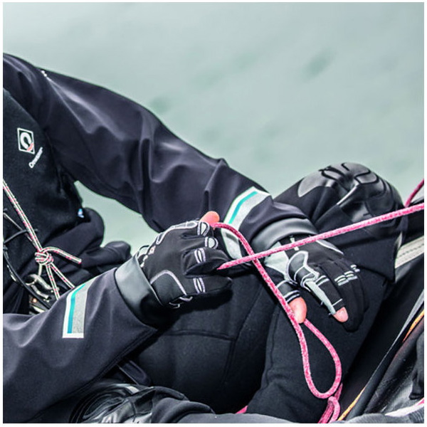 2026 Crewsaver Junior Guantes Largos De Tres Dedos Negro 6951
