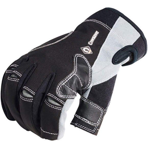 2026 Crewsaver Guantes Largos De Tres Dedos Black 6951