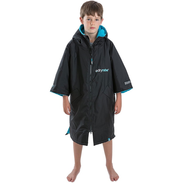 2023 Dryrobe Advance Cambio De Manga Corta Robe DR100 - Black / Azul