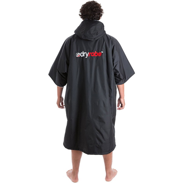 Dryrobe Advance Cambio De Manga Corta Robe DR100 - Black / Rojo