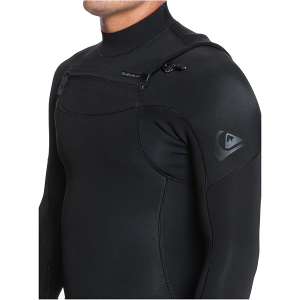 2022 Quiksilver Everyday Sessions 5/4/3mm Chest Zip Wetsuit EQYW103120 - Black