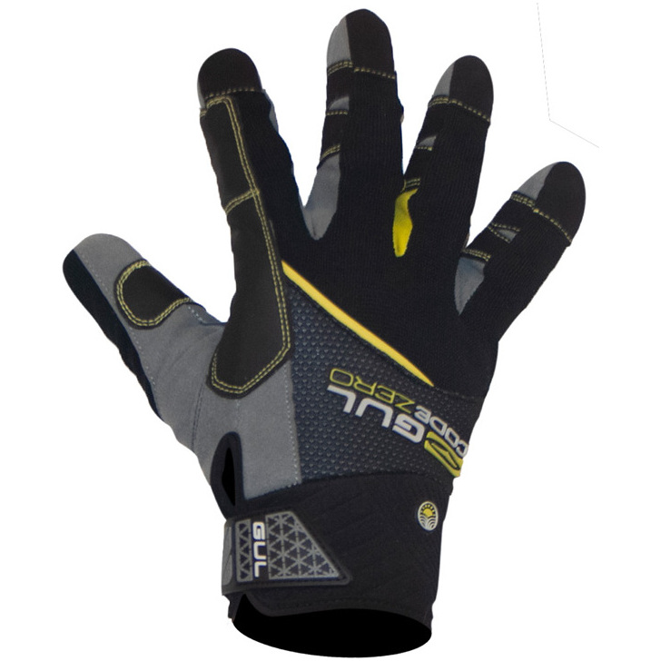 2025 Gul Junior Code Zero Guantes De Verano Dedo Completo De Vela Negro Gl1239-b6