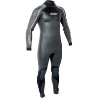 Delta 5/3mm WINDSURF Back Zip Wetsuit BLACK / SILVER DETAIL