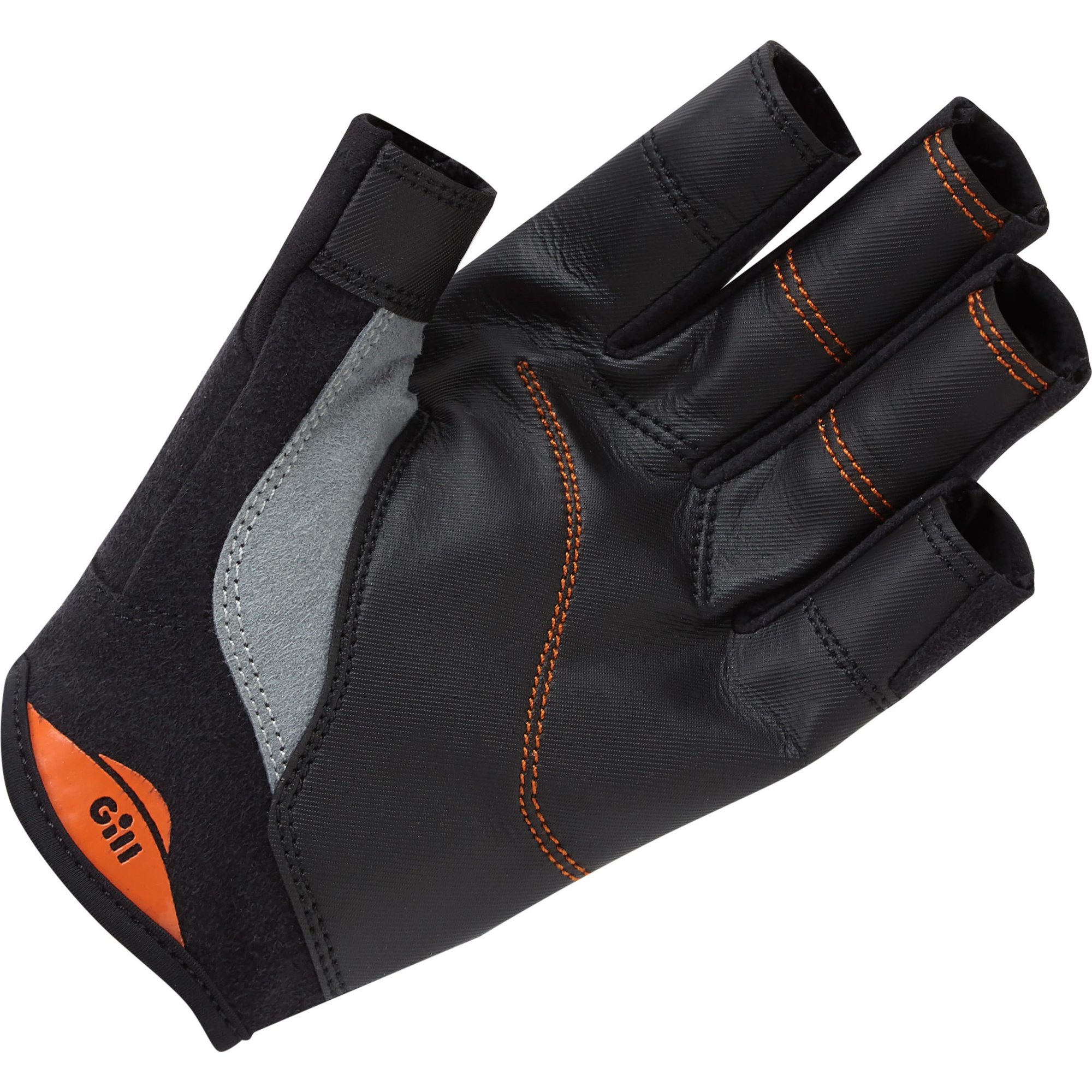 Guantes De Vela De Dedos Cortos Y Largos Campeonato Doble Paquete Gill - Negro