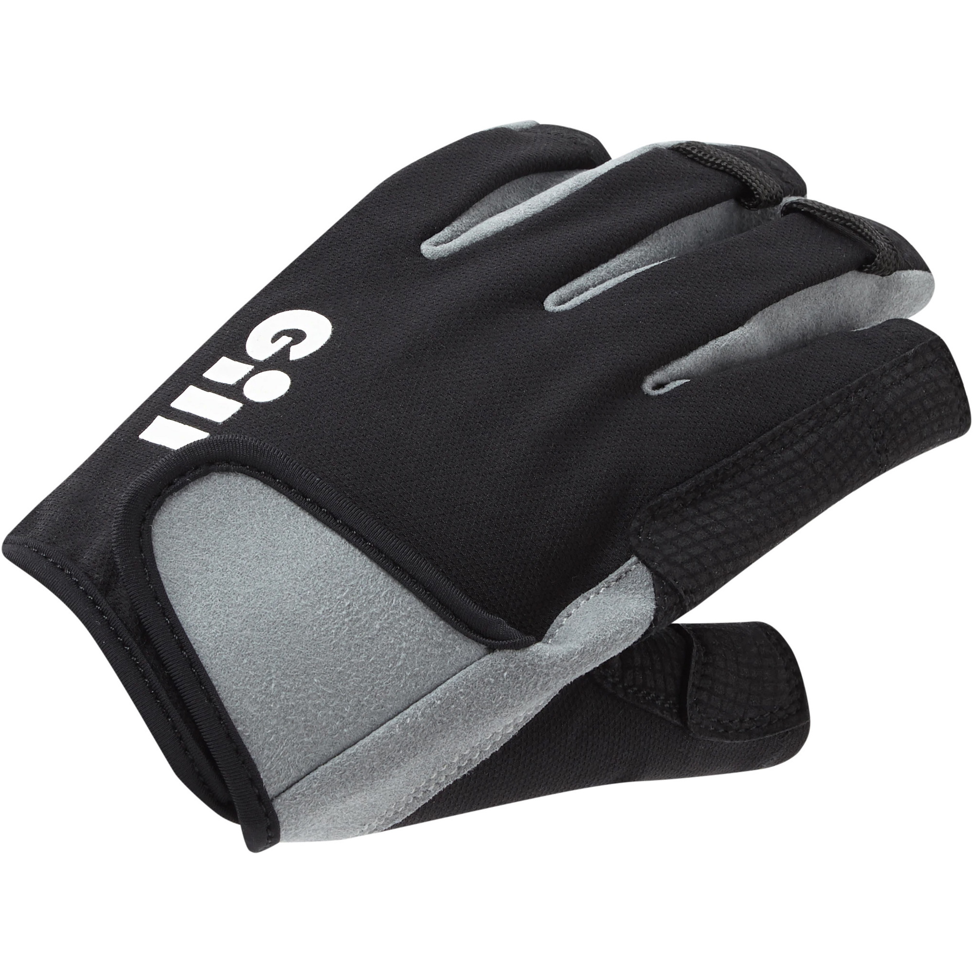 2026 Gill Junior Deckhand Guantes De Dedo Corto 7043J - Black
