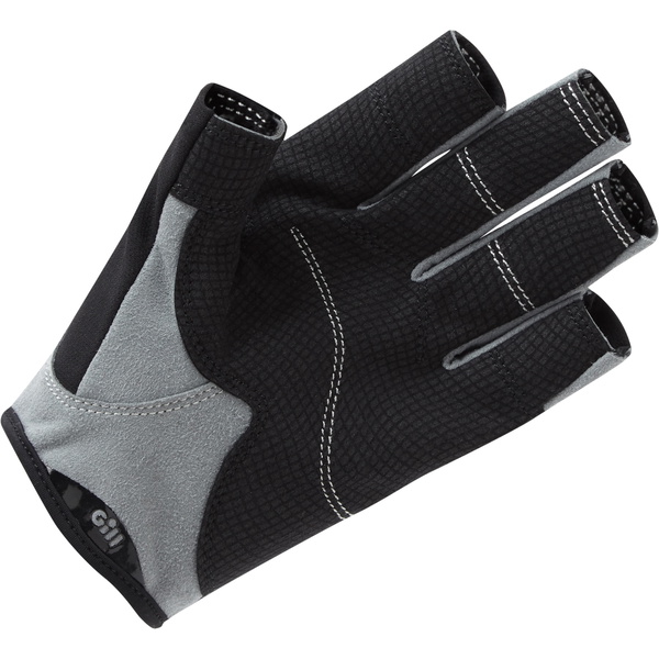 2026 Gill Junior Deckhand Guantes De Dedo Corto 7043J - Black
