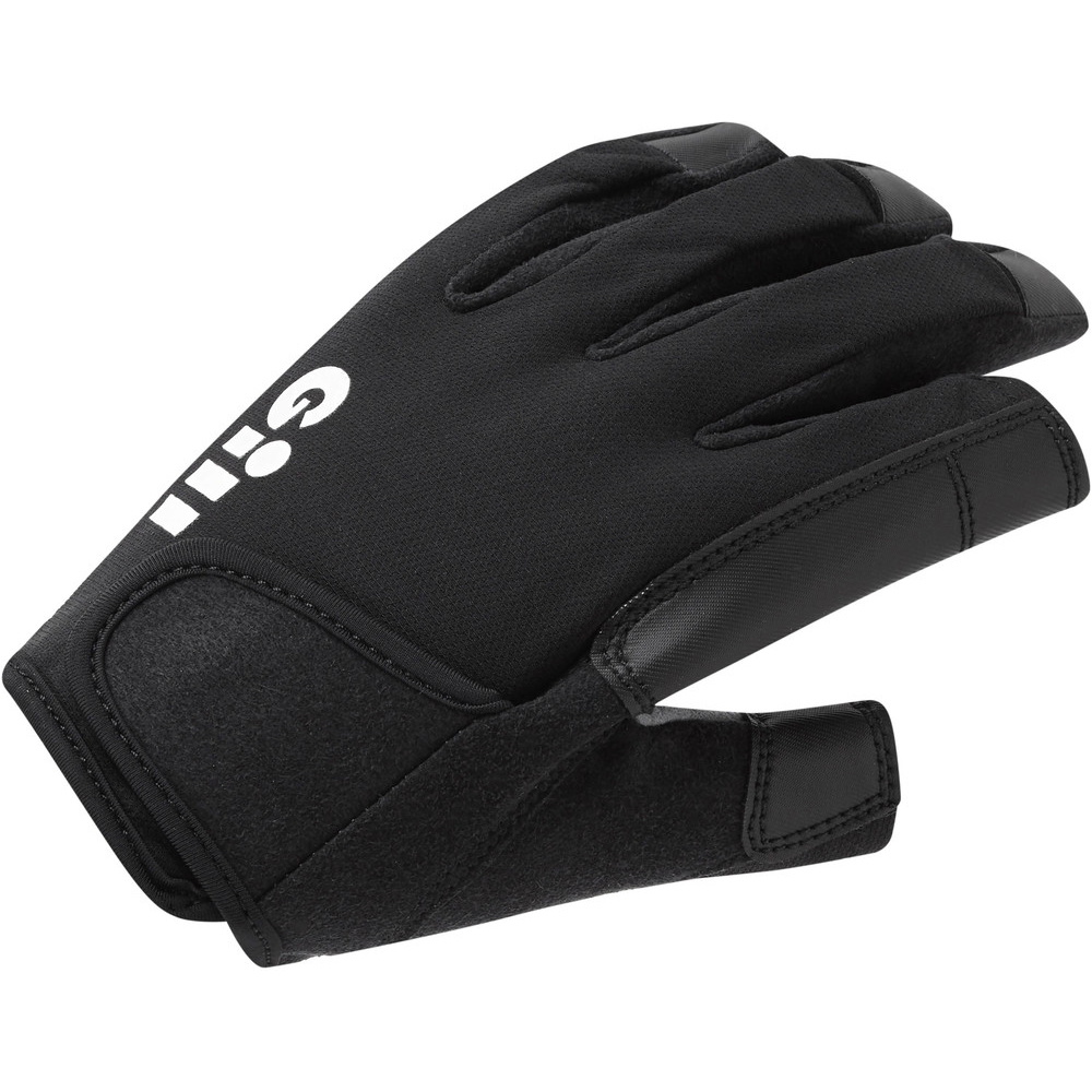 Guantes De Vela De Dedos Cortos Y Largos Campeonato Doble Paquete Gill - Negro