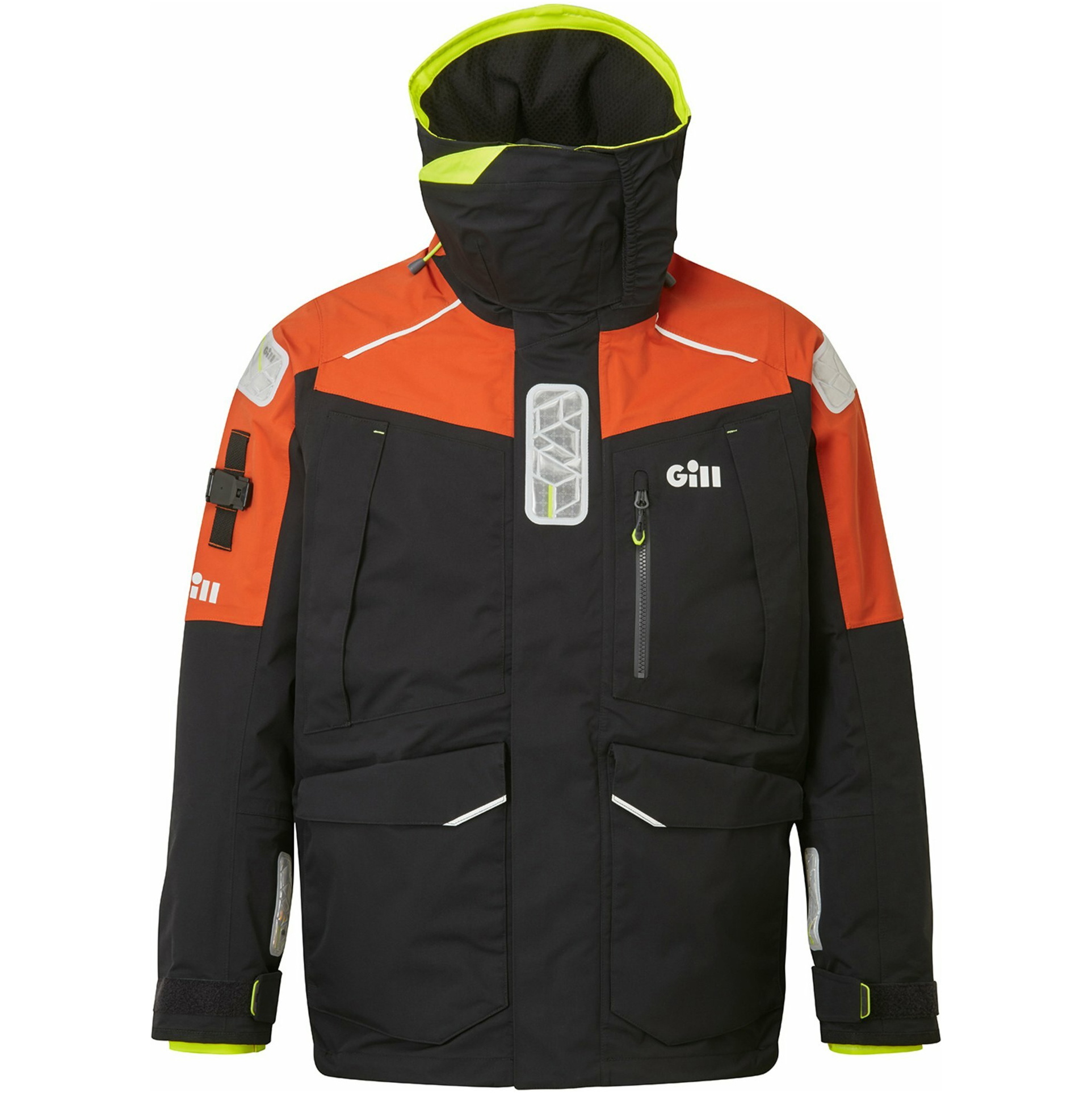 2025 Gill Mens OS1 Ocean Sailing Jacket OS13J - Graphite / Orange