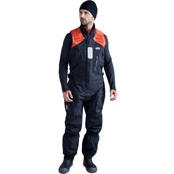2025 Gill Hombres OS1 Ocean Pantalón De Vela OS13T - Grafito / Orange