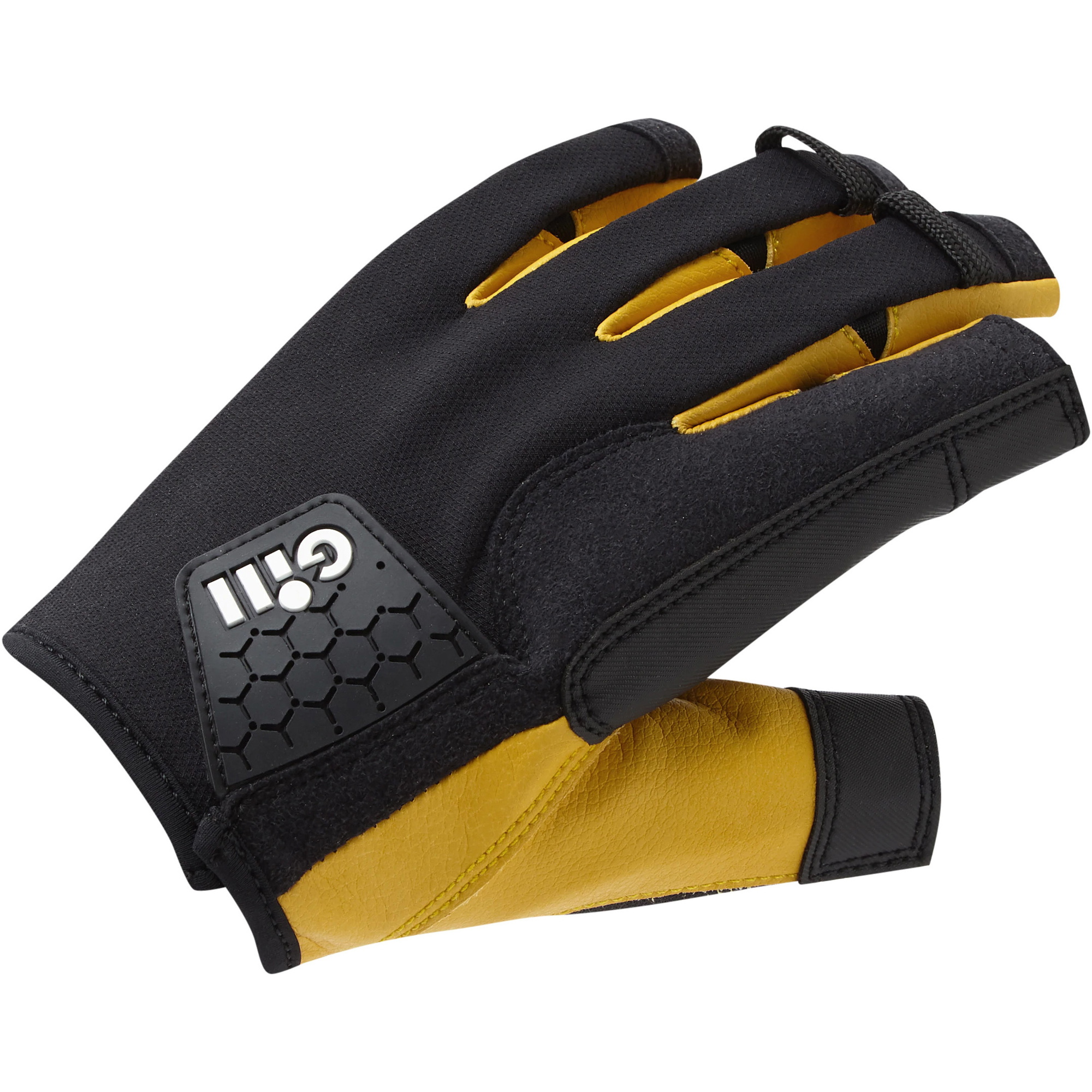 2026 Gill Pro Guantes De Navegación Con Dedos Cortos 7443 - Negro