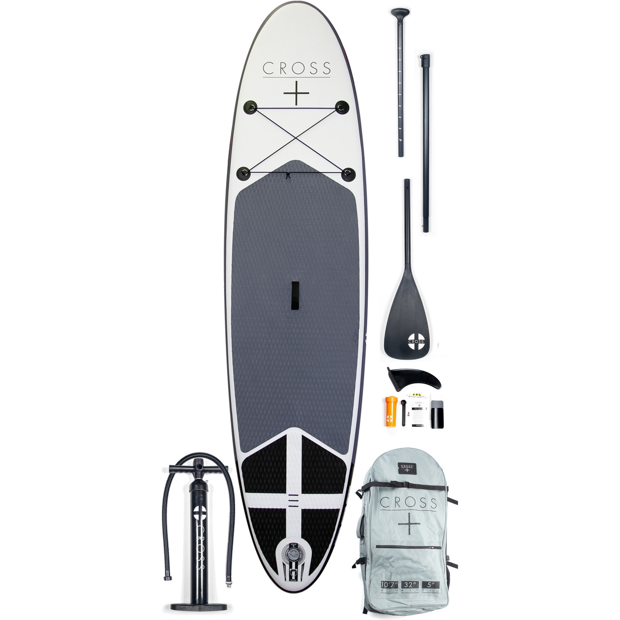 2025 Gul Cross 10'7 Paquete De Tabla De Paddle Hinchable - Tabla, Bolsa, Bomba, Remo Y Correa CB0029-B7