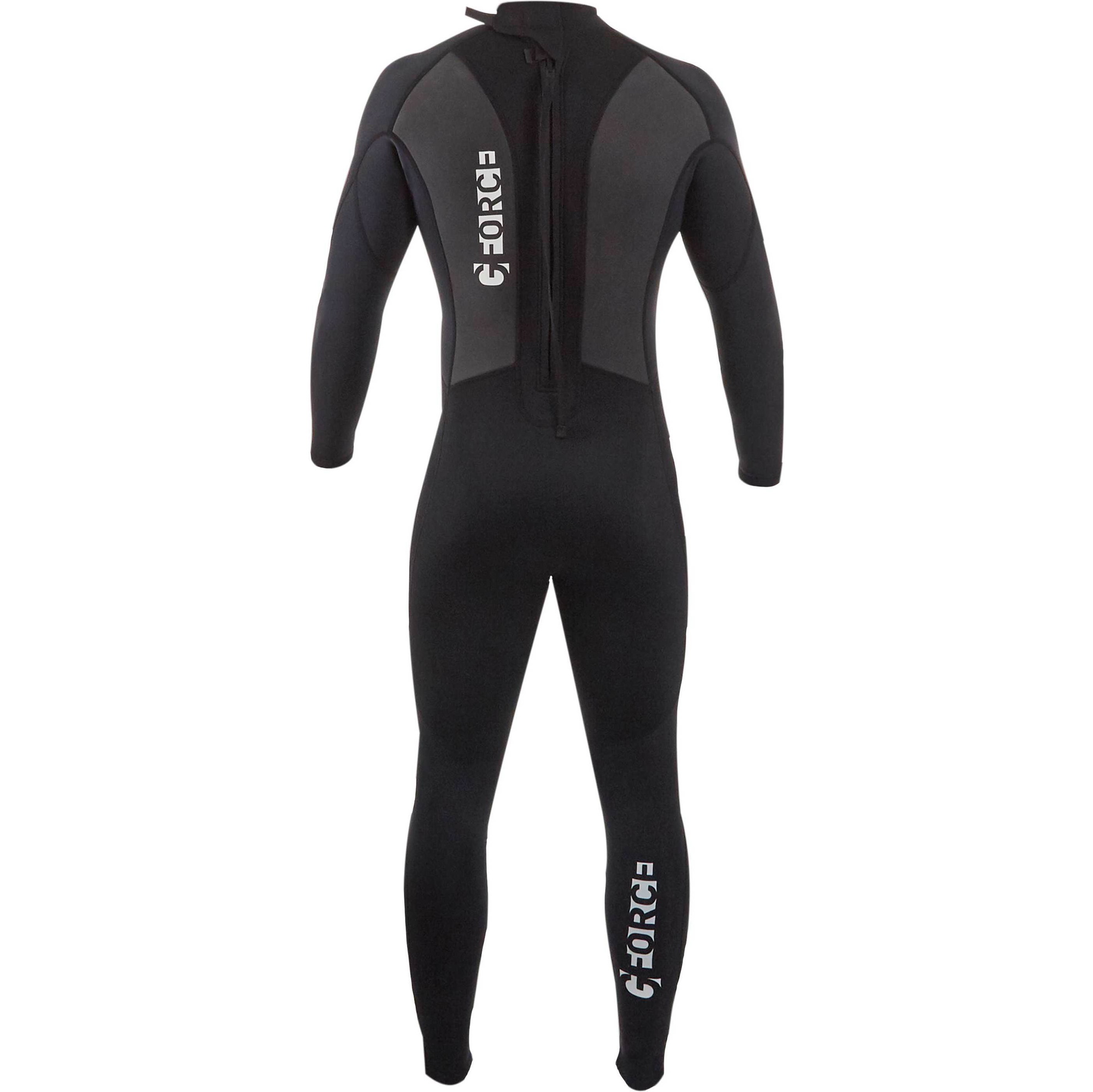 2026 Gul Junior G-Force 3mm Back Zip Flatlock Wetsuit GF1307-B7 - Black