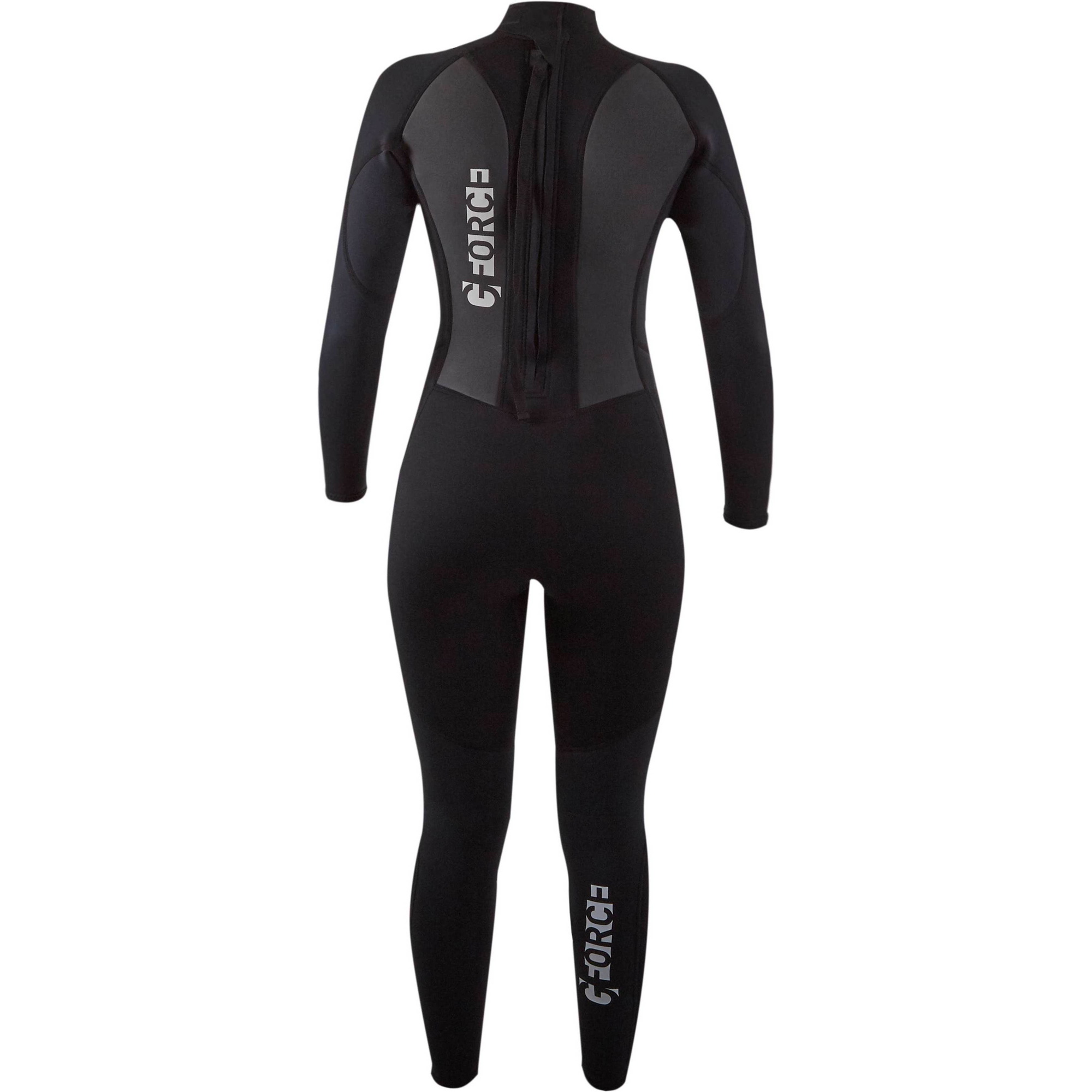 2025 Gul Junior Chicas G-Force 3mm Flatlock Neopreno GF1308-B7 - Black