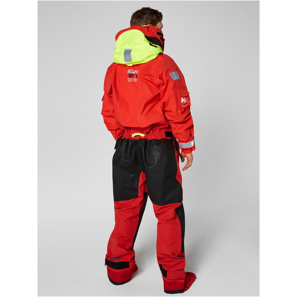 2019 Helly Hansen Aegir Ocean Survival Drysuit Alerta Roja 31706