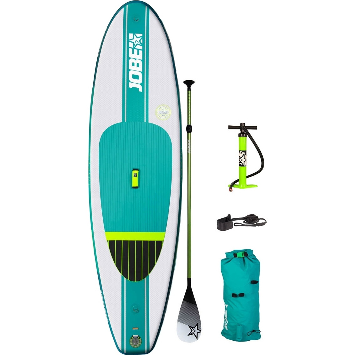 2018 Jobe Aero Desna Hinchable Stand Up Paddle Board 10'0 x 32 "INC Paddle, Backpack, Pump & Leash