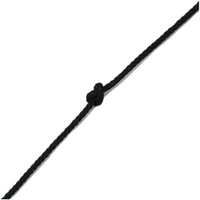 8 Plait Estándar Poliéster Cuerda De Vela Ligera De Uso General Negro