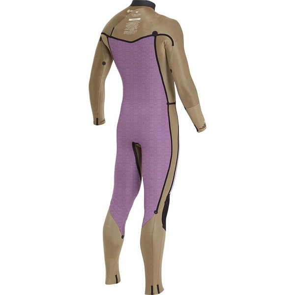 Billabong Furnace Revolución 5/4mm Chest Zip Traje Pizarra L45m50