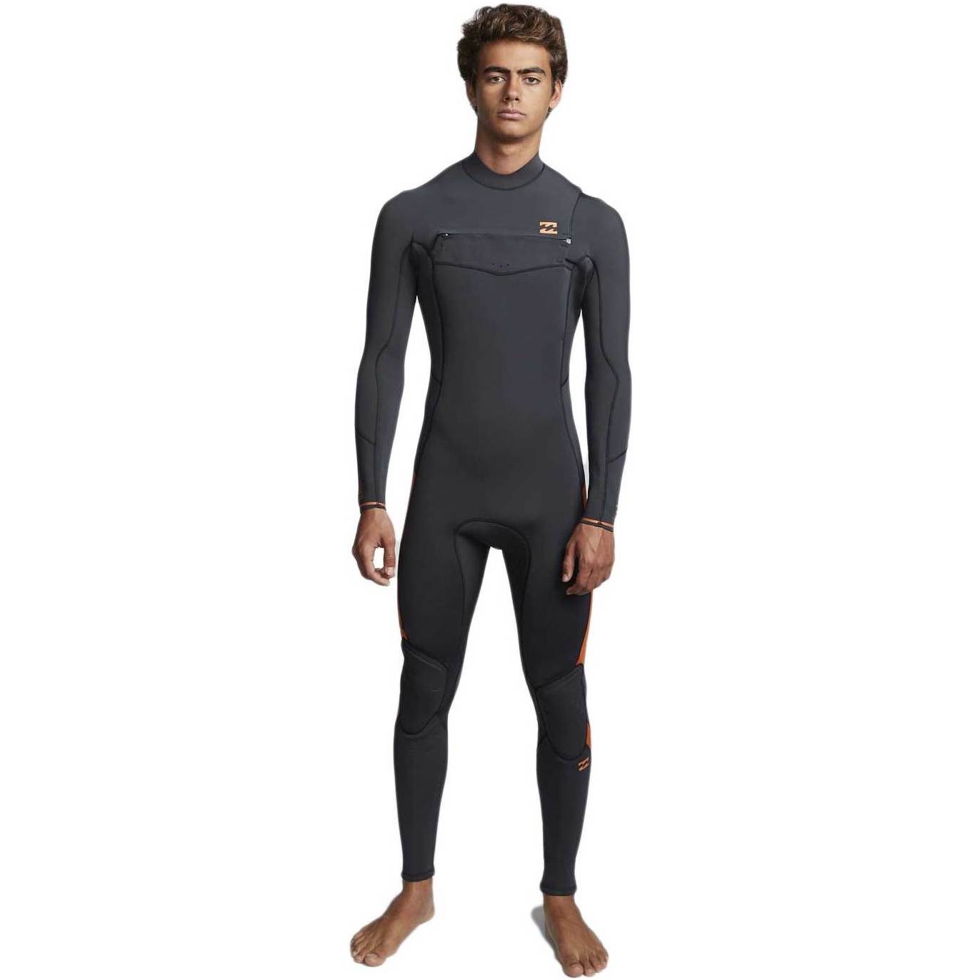 2020 Traje De Neopreno Billabong Furnace Absolute 5/4mm Chest Zip Hombre Negro Arena Q45m09