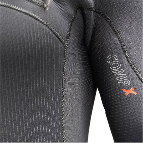 2023 Xcel Mens Comp X 4.5/3.5mm Hooded Chest Zip Wetsuit XW21MN45C2H0 - Black