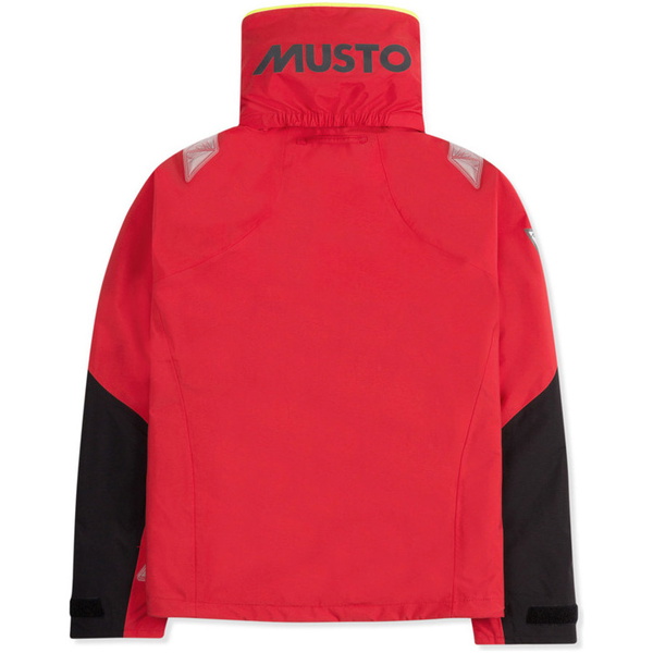 2022 Musto Hombres Br2 Coastal Chaqueta Verdadero Rojo Smjk055