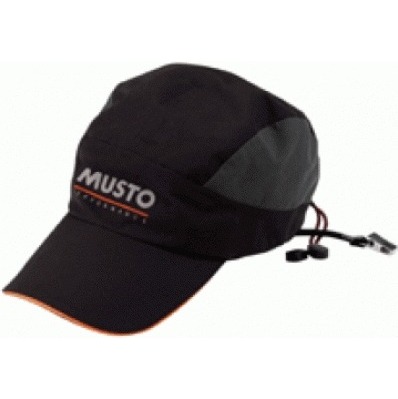 2014 Musto Performance impermeable Cap AS0700 - NEGRO / GRIS OSCURO