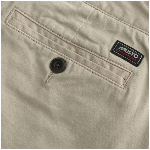 2019 Musto Womens Chino Shorts Light Stone LWST008