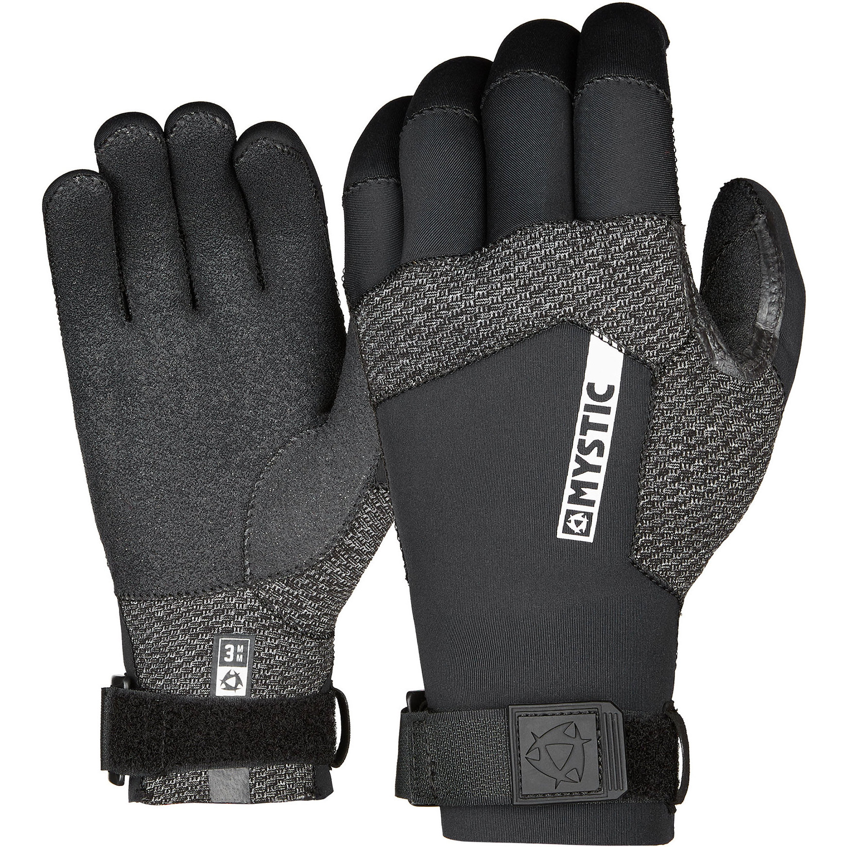 2022 Mystic Marshall 3mm Guantes De Neopreno Precurvados 200046 - Black