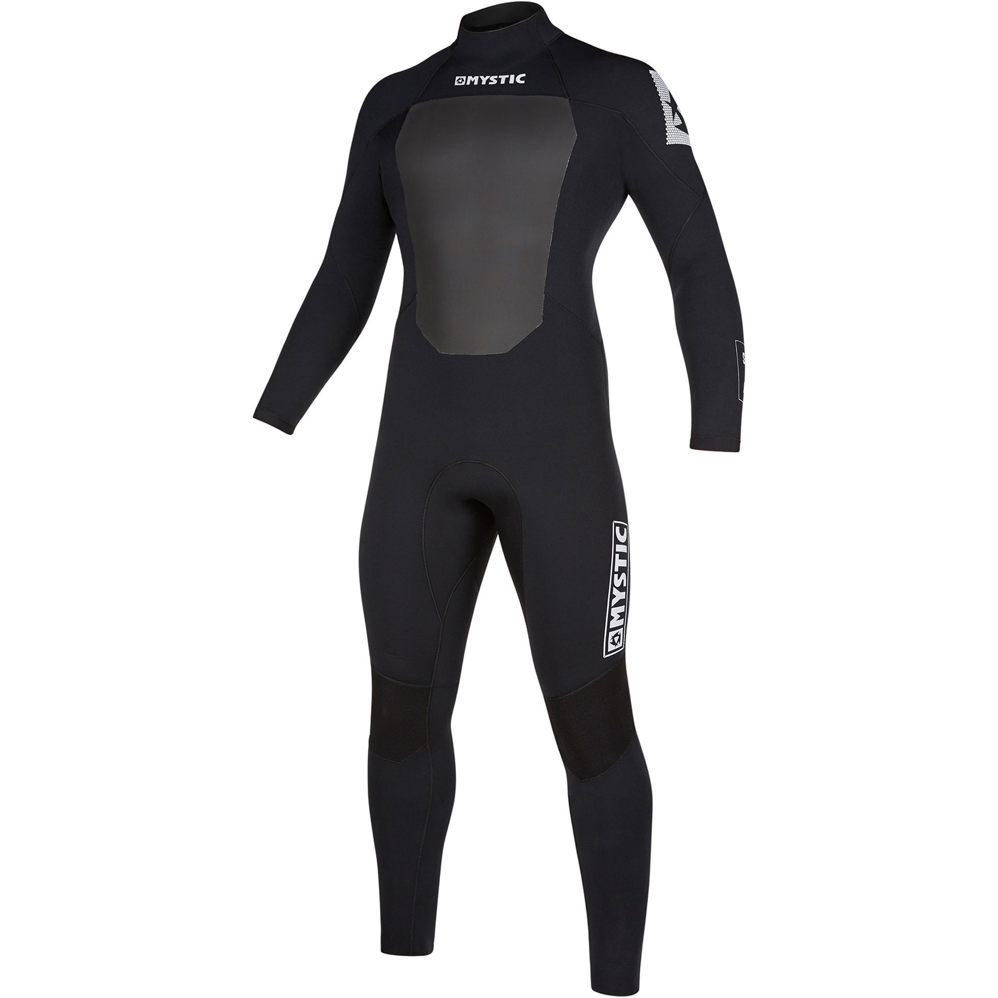2021 Mystic De Los Hombres Star 5/3mm Back Zip Traje 200015 - Negro