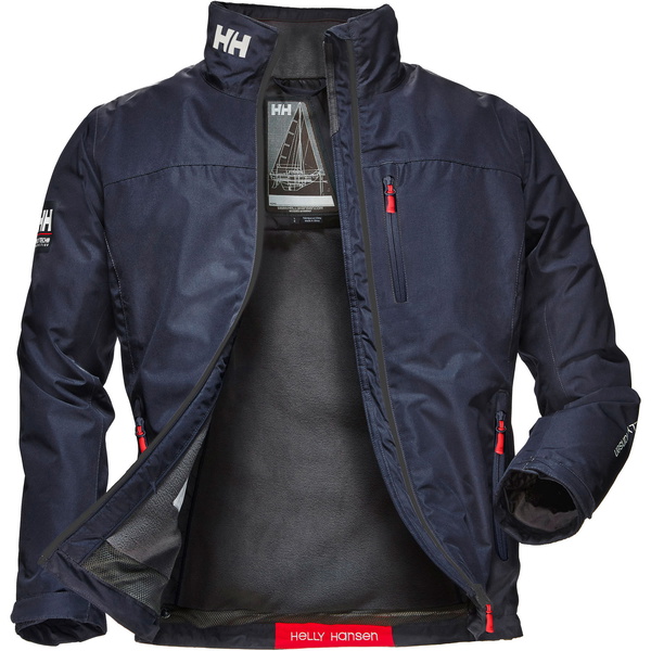 2024 Helly Hansen Hombres Crew Chaqueta De Capa Intermedia 30253 - Navy