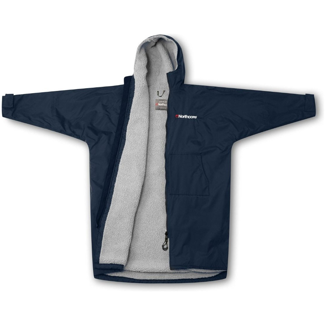 2026 Northcore Beach Basha Sport Manga Larga Cambiante Robe Noco24n - Azul