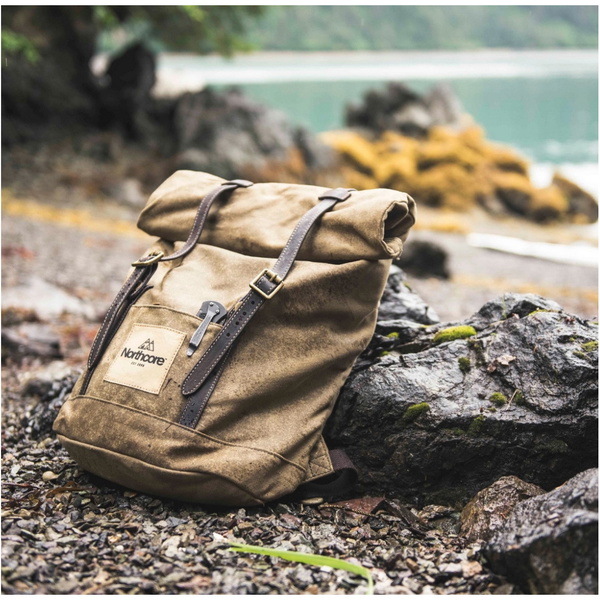 2026 Northcore Mochila De Lona Encerada NOCO118 - Chocolate